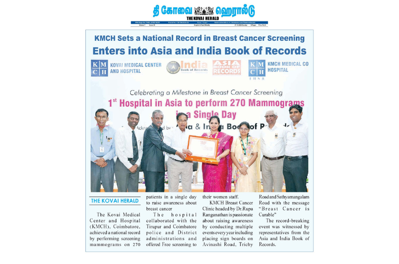 Celebrating a Milestone in BreastCancer Screening 1st Hospital in Asia to Perform 270 Mammograms in a SingleDay