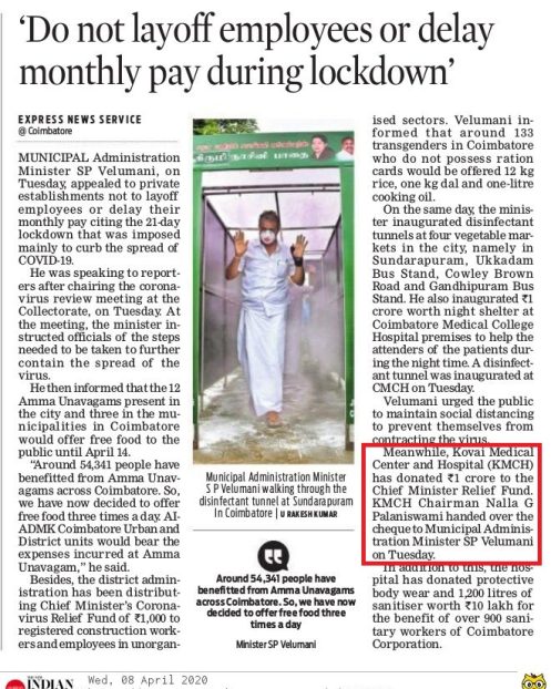 Indian Express 08.04.2020